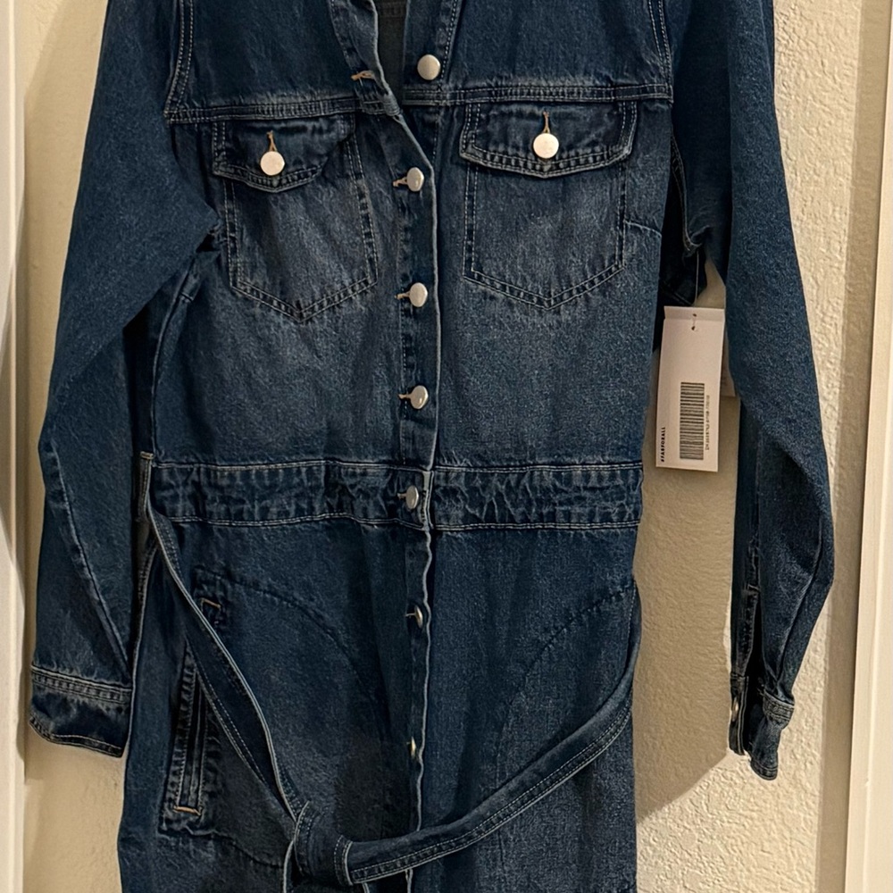 JustFab Blue Jean Jacket Classic Denim Style